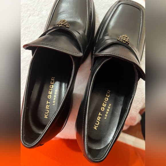 Kurt Geiger platform loafer SZ 40 Black - Picture 2 of 4